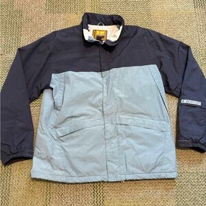 Burton Two-Tone Navy and Light Blue Puffer Jacket